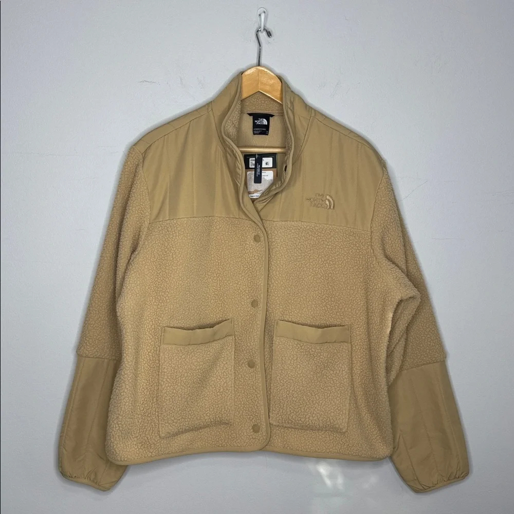 TNF The North Face WOMEN'S CRAGMONT FLEECE JACKET NWT Khaki Stone XL - Picture 5 of 9